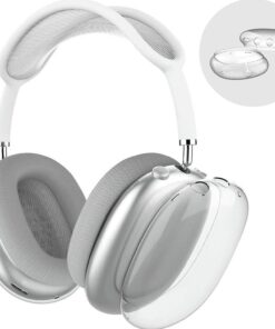 Apple Airpods Max ile uyumlu Koruyucu Silikon Koruma Kılıfı (Şeffaf)