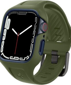 Apple Watch Series 9/8/7 (45mm) ile Uyumlu Dahili Kayışlı Liquid Air Pro Kılıf