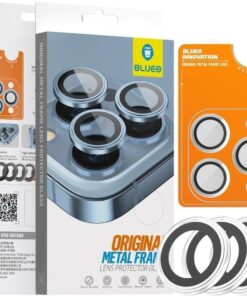 iPhone 16/16 Plus / 16 Pro / 16 Pro Max Uyumlu Metal Frame Aplikatörlü Kamera Lens Camı Koruyucu (Şeffaf, iPhone 16 Pro / 16 Pro Max)