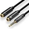 3.5mm Kulaklık ve Mikrofon Birleştirici Y Kablo