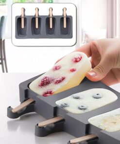 Silikon Magnum Dondurma Kalıbı 4 Bölmeli