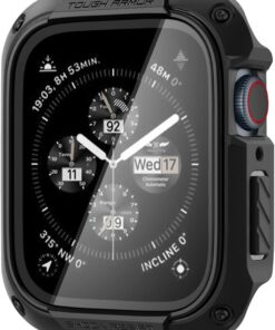 Apple Watch 41mm (Seri 9/8/7) Kılıf Tough Armor Black - ACS04191