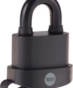 Y220B/51/118/1 - 51mm PVC Kaplamalı Marin Asma Kilit - Yüksek Koruma - Çift Kilitleme - Sertleştirilmiş Çelik Halka - 3 Anahtar