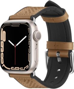 Apple Watch 40mm / 38mm (Seri 1/2/3/4/5/6/SE ile Uyumlu) Kayış Retro Fit Brown - 061MP25077