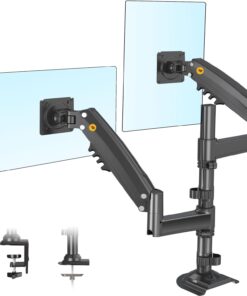 North Bayou Nb H180 17-27" Çift Kol 2-9 kg Amortisörlü Monitör Standı