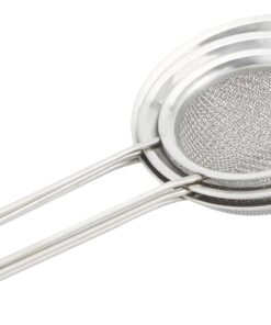 Home MTF.04009.00 Paslanmaz Çelik 3 Boy Çay Süzgeçi, Standart, Medium