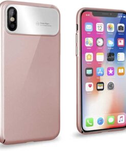 8694 Apple iPhone XS Max 6.5 ile Uyumlu Kılıf, Ultra-Air Hard Back Cover, Rose Gold