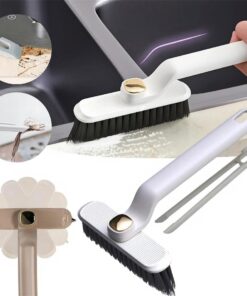 Lüks Sert Kıllı Köşe, Aralık, Derz, Banyo, Mutfak, Lavabo, Ayakkabı, Halı Temizleme Fırçası, Cımbızlı Fırça, 360 Derece Dönebilen, Dekoratif Temzilik Fırçası