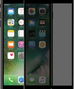 Apple iPhone 8 Plus Privacy 5D Gizlilik Filtreli Cam Ekran Koruyucu Siyah [iPhone 8 Plus ile Uyumlu Ekran Koruyucu]