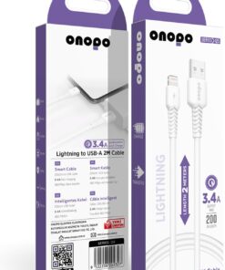 Q5 Lightning to USB Kablo – 3.4A Hızlı Şarj ve Data Kablosu (2 Metre)