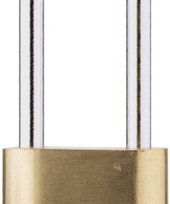 Lock 175EURDLH Sertifikalı Şifreli Kilit, Katı Kasa ve Uzun Kilitli, Altın, 10,7 x 5,1 x 2,4 cm