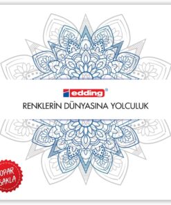 Renklerin Dünyasına Yolculuk Mandala Boyama Defteri