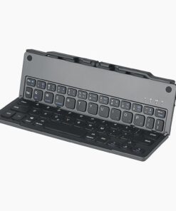 SEVEN Bluetooth Katlanabilir Klavye, Standlı ve Taşınabilir, Windows iOS Android iPhone ve Tablet ile Uyumlu Seyahat Klavyesi