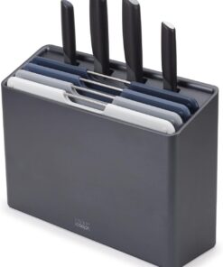 Joseph Folio Plus – 8 parçalı bıçak ve kesme tahtası seti, saklama çantalı, grafit