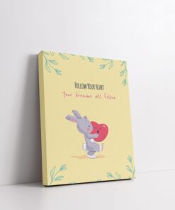 Your Heart | Bebek Odasına Özel Kanvas