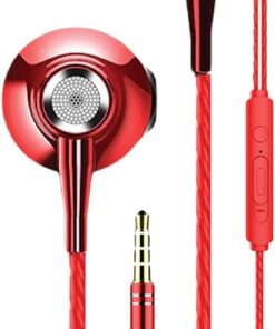 SX106 Kulakiçi 3.5mm Kulaklık Kırmızı