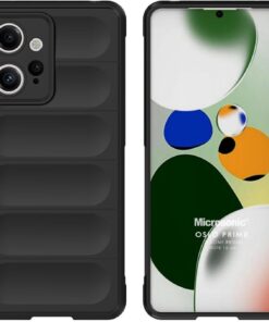 Xiaomi Redmi Note 12 4G için Kılıf Oslo Prime Siyah [Redmi Note 12 4G ile Uyumlu Kılıf - Siyah]