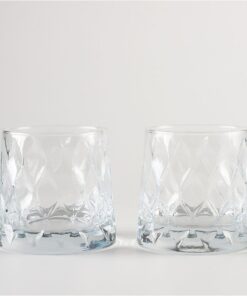 Kristal Desenli 2Li Set Meşrubat Bardağı