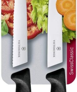mutfak bıçağı Swiss Classic bıçağı 1 dalga Plus 1 normal Siyah blister Uzunluk: 10 cm, 6.7793.b