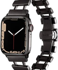 Apple İle Uyumlu Watch 42mm KRD-96 Metal Kordon Siyah