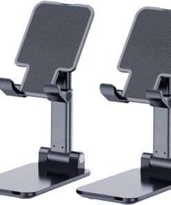 Masa için Telefon Standı, 2'li Paket MT-6 Ofis için Masa Telefonu Tutucu Standı Evrensel Akıllı Telefon Tutacağı Katlanabilir ve Yüksekliği Ayarlanabilir Cep Telefonu Standı 8 inç Cihazın