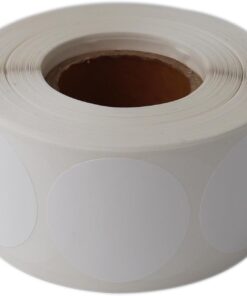 etiketler , hazır al hızlı al PP Opak Etiket 40mm Çap Ruloda 1000 Adet 40mm Kuka Çapında Yırtılmaya Dayanıklı Etiket