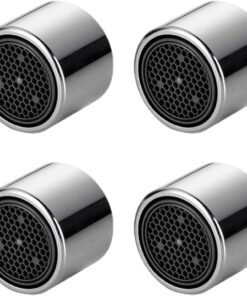4 adet 22 mm musluklar için perlatör, M22 musluk, süzgeç, musluk, havalandırıcı, musluk filtresi, iç dişli havalandırıcı, contalı, mutfak ve banyo için