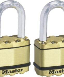 Lock Ağır Hizmet Tipi Asma Kilit [Anahtar] [Lamine Çelik] [Hava Koşullarına Dayanıklı] M5BEURTLF - Depolar, garajlar vb. için idealdir.