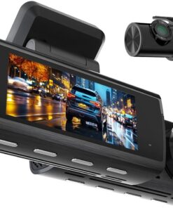 D8 2 Kameralı Ön/Arka 4K + 1080P Starvis Sensörlü Türkçe Wi-Fi GPS'li Araç Kamerası