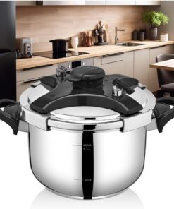 5 Litre Pratik Düdüklü Tencere Siyah Kapak