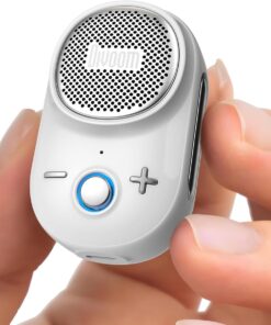 Itour-S Taşınabilir Mini Giyilebilir Bluetooth Hoparlör, Büyük Ses ve Punchy Bas, Klipsli Tasarım, IP67 Su Geçirmez ve Toz Geçirmez, 10 Saat Çalma Süresi, Ev Seyahat Ofis ve Dış Mekan için