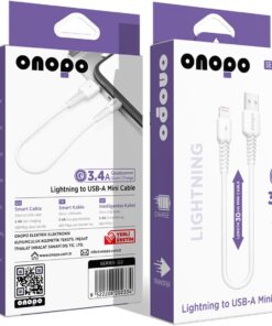 İphone Uyumlu Lightning To USB Mini Kablo 3.4A Hızlı Şarj ve Data Kablosu 30CM - Q3