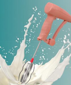 & Brands Plastik Saplı Paslanmaz Çelik Manuel Sıkmalı Çırpıcı, El Mikseri. (RENK ASORTİ)