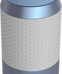 Elton Insulated içecek şişesi – 750 ml – gök mavisi – 3'ü 1 arada kapak – Snapclean® teknolojisi
