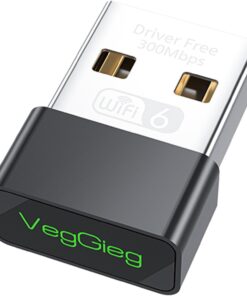 300Mbps Wifi 6 Çift Bant Kablosuz Alıcı Verici Nano USB Adaptör