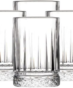 Adet Cam Tekila Bardağı - 60 ML Kristal Desenli, Çok Amaçlı Kahve Yanı, Su ve Meşrubat İçin Tekila Shot Bardağı
