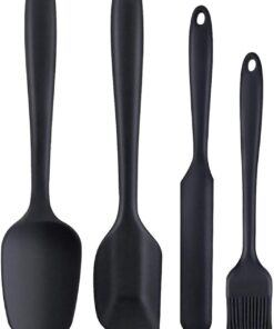 Parça Büyük Boy Silikon Yumurta Fırçası Kaşık Bıçak Spatula Seti Isıya Dayanıklı