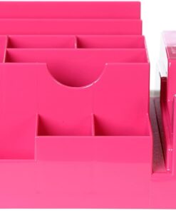 Pembe Masaüstü Organizer Kalemlik Seti
