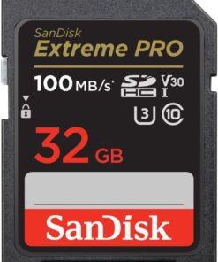 32GB Extreme PRO RescuePRO Deluxe SDHC+kart, 100MB/s'ye kadar, UHS-I, Sınıf 10, U3, V30