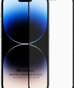 Ekran Koruyucu Apple iPhone 15 Pro Max için Seramik Matte Flexible Ekran Koruyucu Siyah [iPhone 15 Pro Max ile Uyumlu Ekran Koruyucu - Siyah]