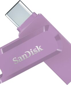 256GB Ultra Dual Drive Go USB Type-C Flash Sürücü - 400MB/s'ye kadar, Lavanta - SDDDC3-256G-G46L