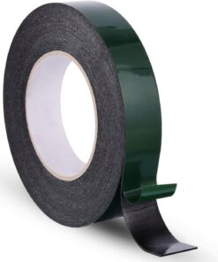 Çift Taraflı Köpük Bant Eva Montaj Bandı Siyah 25 mm x 10 Metre