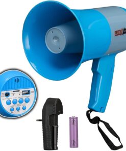 Mgf-50 Usb Şarjlı EL Megafon 50 Watt Kayıt Usb Siren (Şarj Aleti İçerisinde)