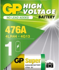 Batteries Gp476A Süper Alkalin 476A/Px28A/A544/4Lr44 Boy Pil, 6 Volt, Tekli Kart