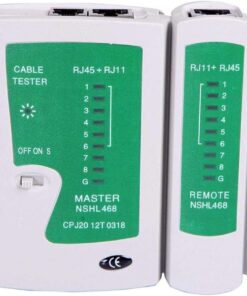Network Tester Rj11 Rj45 Cat İnternet Kontrol Test Cihazı Led Işıklı 4523
