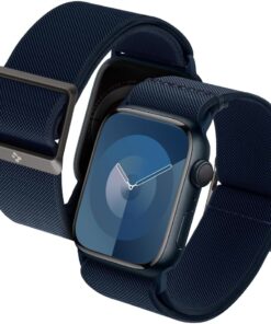 Apple Watch 42mm Seri 10 - 41mm Seri 9/8/7 - 40mm Seri SE2/SE/6/5/4 Kordon Kayış Band Lite Fit Navy - AMP02291