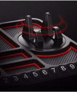 Concept Kaydırmaz Çok Fonksiyonlu Araç İçi Telefon Tutucu, Kaymaz Mat Telefon Numarası Göstergeli Oto Telefon Tutucu Silikon Mat, Araba Torpido Organizer