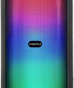 HT-959 Taşınabilir Şarjlı Bluetooth Hoparlör 4 inç Çift Bass Rgb Işıklı USB/BT/TF TWS Ses Sistemi