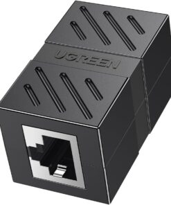 RJ45 Cat6 Cat7 Cat8 Ethernet Kablo Uzatma Aparatı Siyah