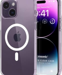 Kılıf Apple iPhone 15 Plus için MagSafe Clear Soft Şeffaf [iPhone 15 Plus ile Uyumlu Kılıf - Şeffaf]